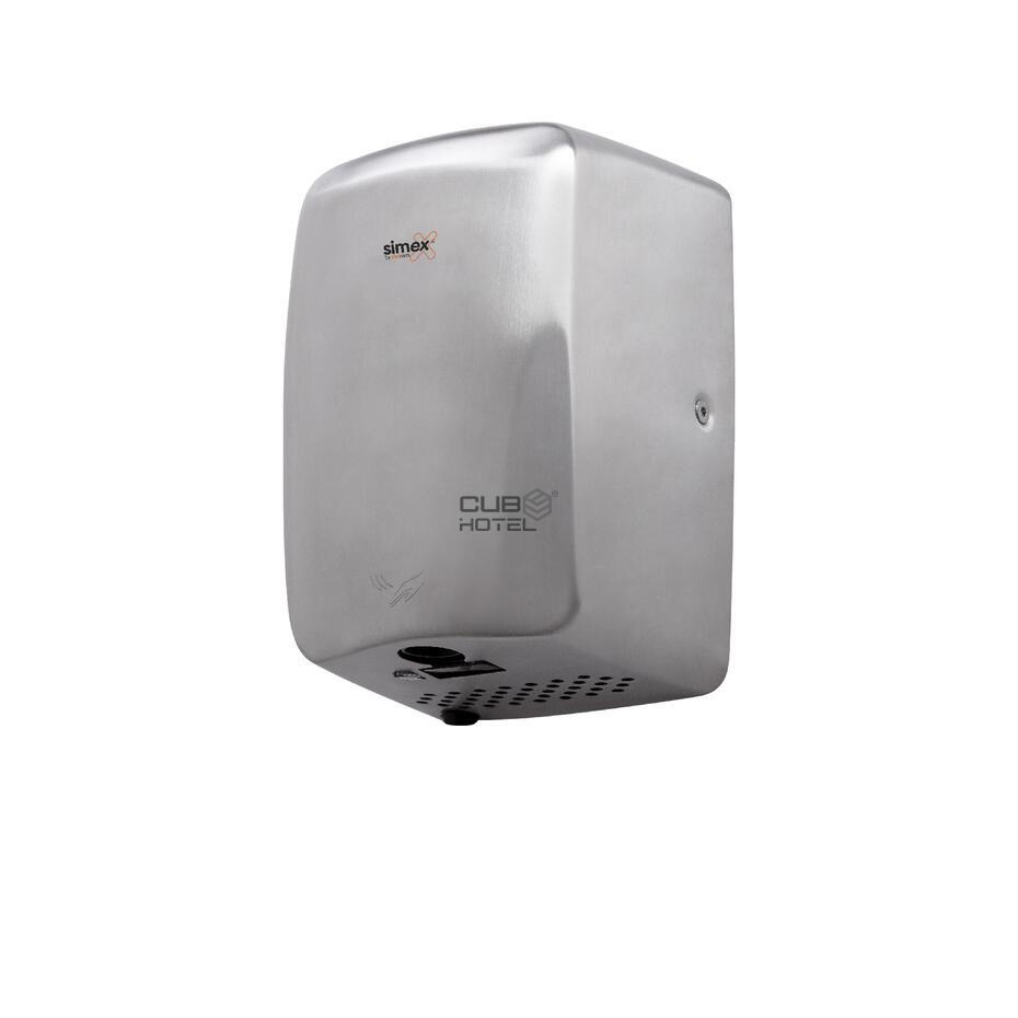 Secador de Manos Acero Inox Cepillado Alta Velocidad 378 km/h 1200W HITFLOW